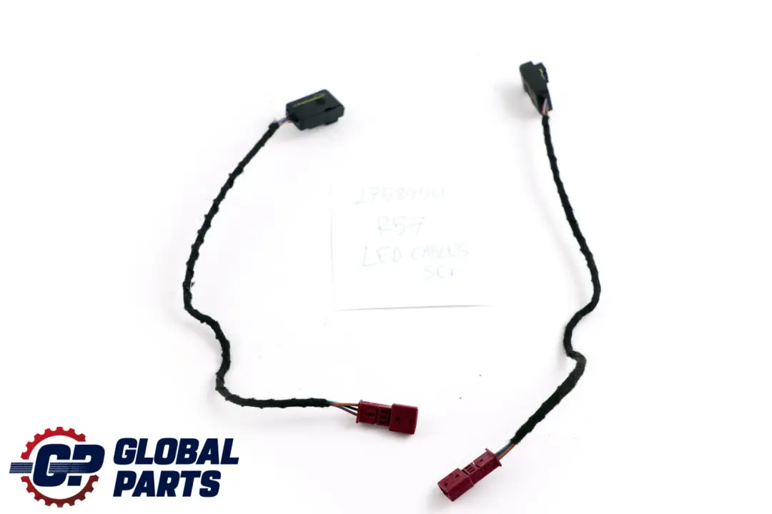 Mini Cabrio R57 Rear Lateral Trim Panel Left Right LED Light Cables Set - SKU 2758450 - Part number 2758450